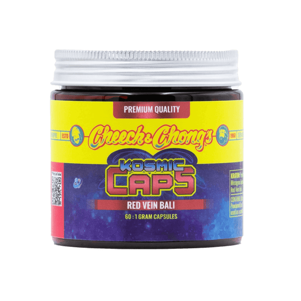 CHEECH AND CHONGS – KOSMIC POWDERED LEAF CAPSULES – RED BALI CHEECH AND CHONGS – KOSMIC POWDERED LEAF CAPSULES – RED BALI