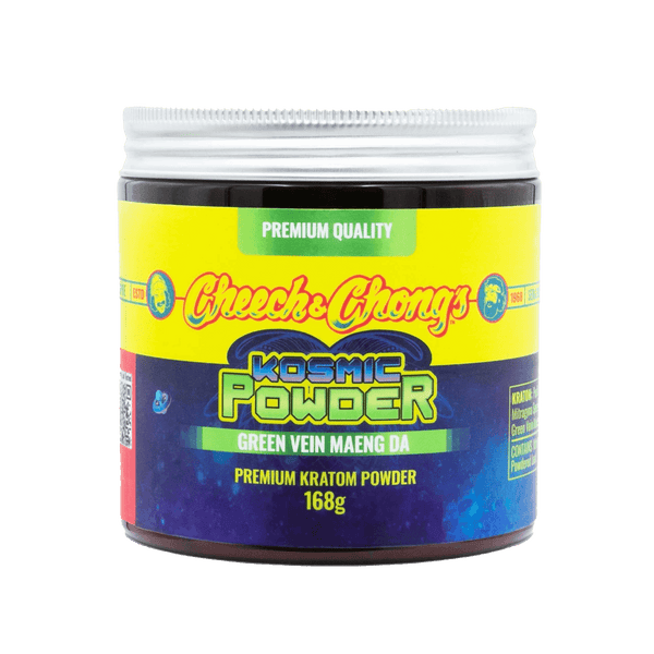 CHEECH AND CHONGS – KOSMIC POWDERED LEAF JARS – GREEN MAENG DA CHEECH AND CHONGS – KOSMIC POWDERED LEAF JARS – GREEN MAENG DA