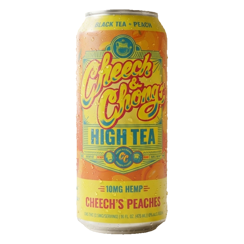 High Teas THC Infused Iced Tea - Cheech's Peaches (4-pack, 40 mg High Teas THC Infused Iced Tea - Cheech's Peaches (4-pack, 40 mg