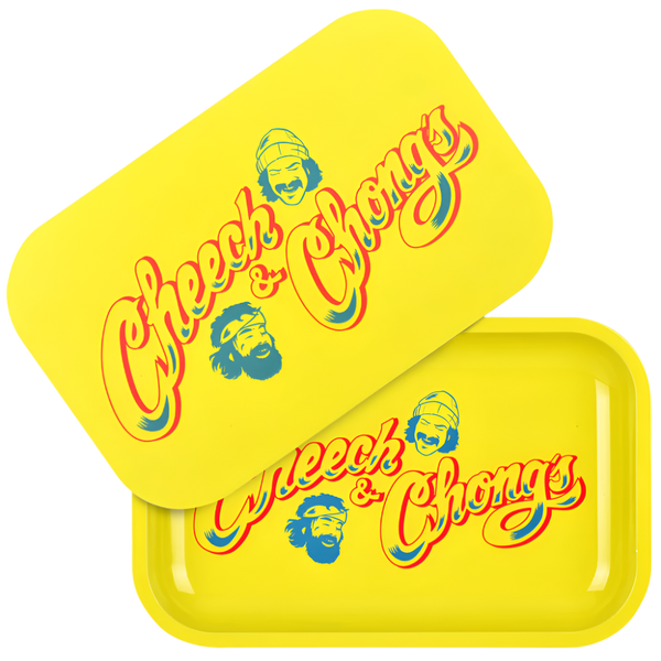 Cheech & Chong’s Rolling Tray – Yellow Logo Cheech & Chong’s Rolling Tray – Yellow Logo