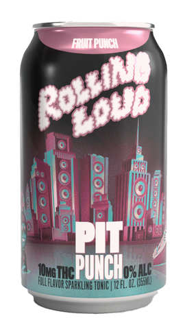 THC Fruit Punch (4-pack, 10 mg each) - Cheech & Chong x Rolling Loud