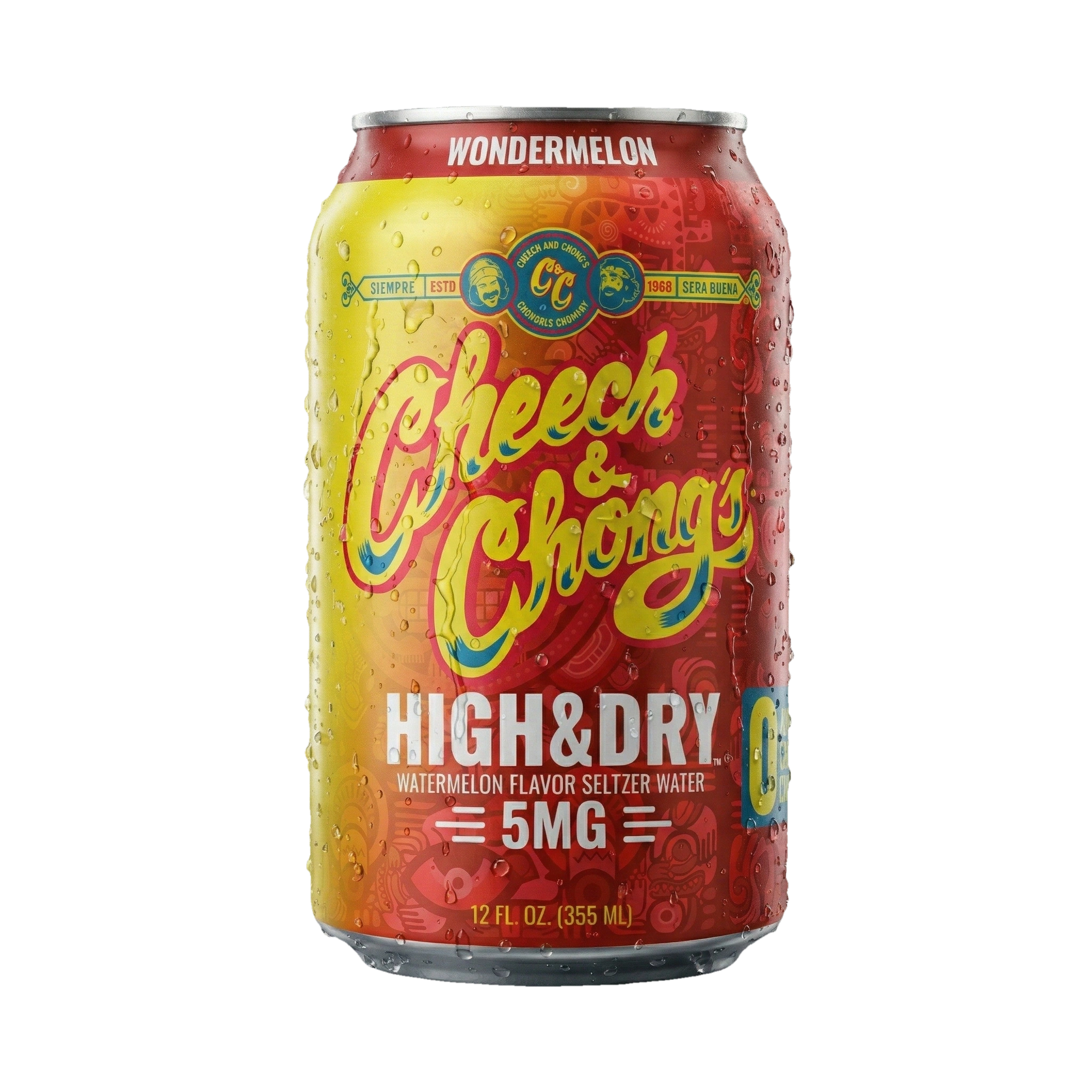 High & Dry Delta-9 THC Seltzer - Wondermelon (4-pack, 20 mg High & Dry Delta-9 THC Seltzer - Wondermelon (4-pack, 20 mg