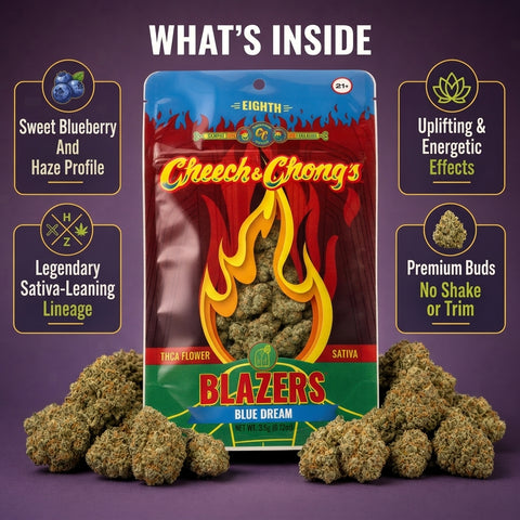 Blazers Blue Dream Premium THCa Flower (3.5 g)