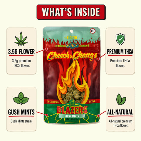 Blazers Gush Mints Premium THCa Flower (3.5g)