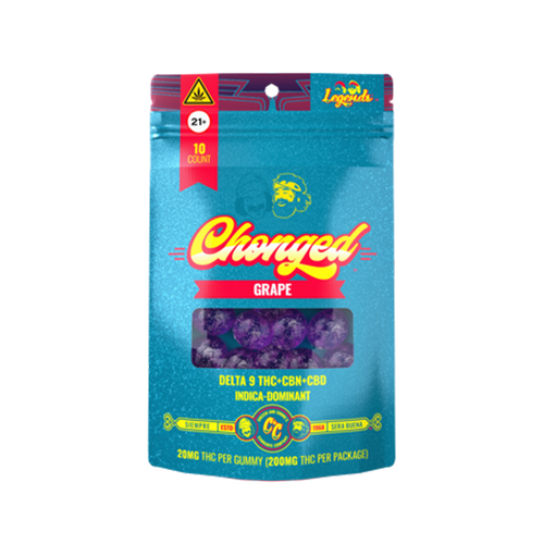 Indica Delta-9 THC Gummies - Grape  (200 mg THC + 50 mg CBC + 50 mg CBG) Indica Delta-9 THC Gummies - Grape  (200 mg THC + 50 mg CBC + 50 mg CBG)