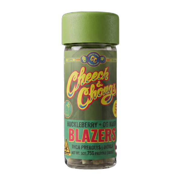 Blazers Huckleberry + OG Kush Mini THCa Prerolls (5-pack, 3.75g TW) Blazers Huckleberry + OG Kush Mini THCa Prerolls (5-pack, 3.75g TW)