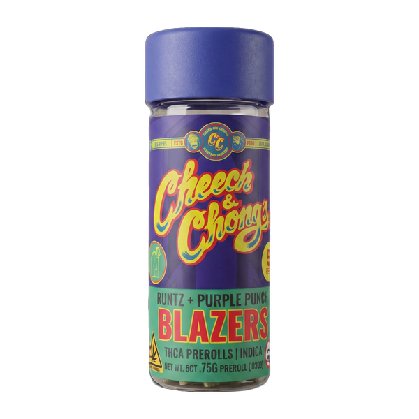 Blazers Runtz + Purple Punch Mini THCa Prerolls (5-pack, 3.75g TW) Blazers Runtz + Purple Punch Mini THCa Prerolls (5-pack, 3.75g TW)