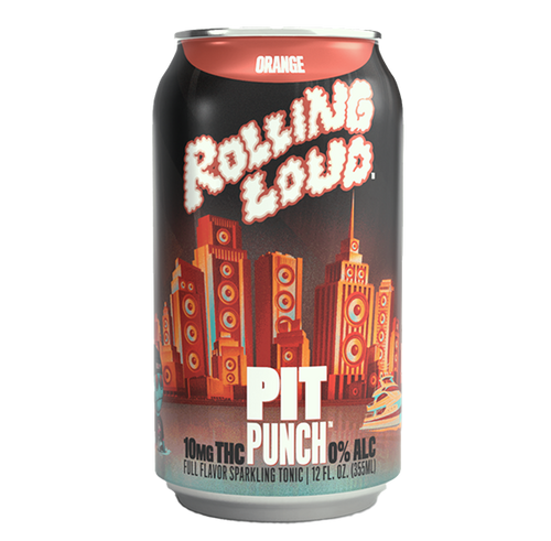 Pit Punch THC Orange Soda (4-pack, 40 mg)