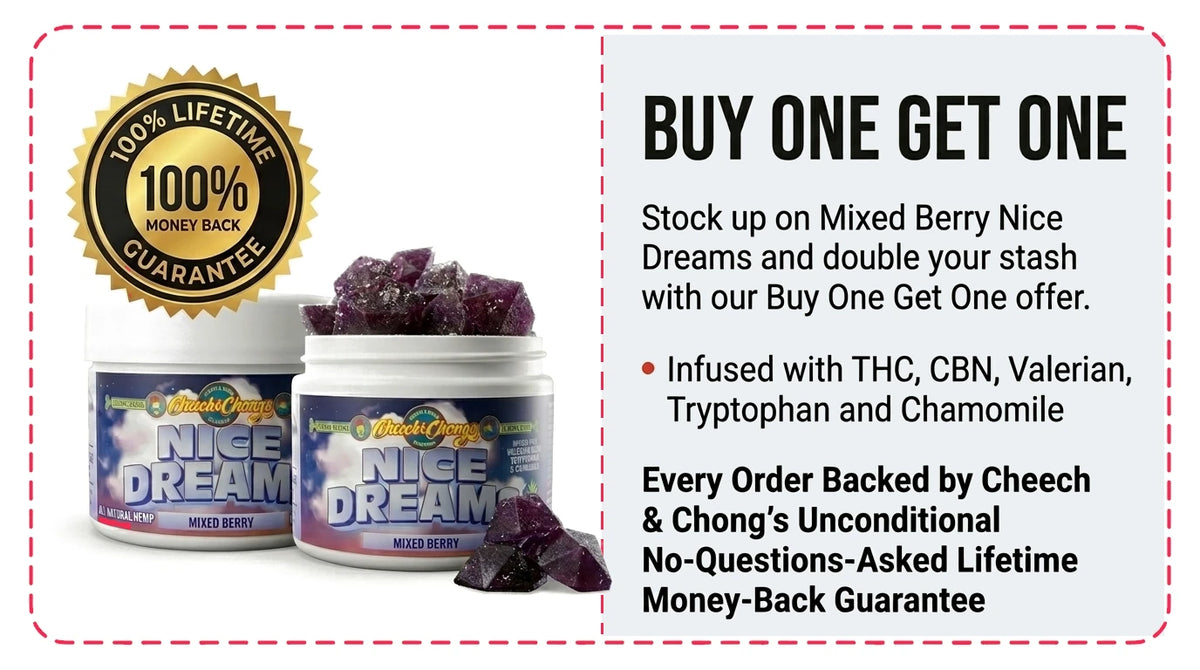 [PRODUCT IMAGE: Nice Dreams Gummies product shot]