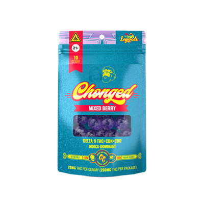 Legends Indica Delta-9 THC Gummies - Mixed Berry (200 mg THC + 50 mg CBD + 50 mg CBN)