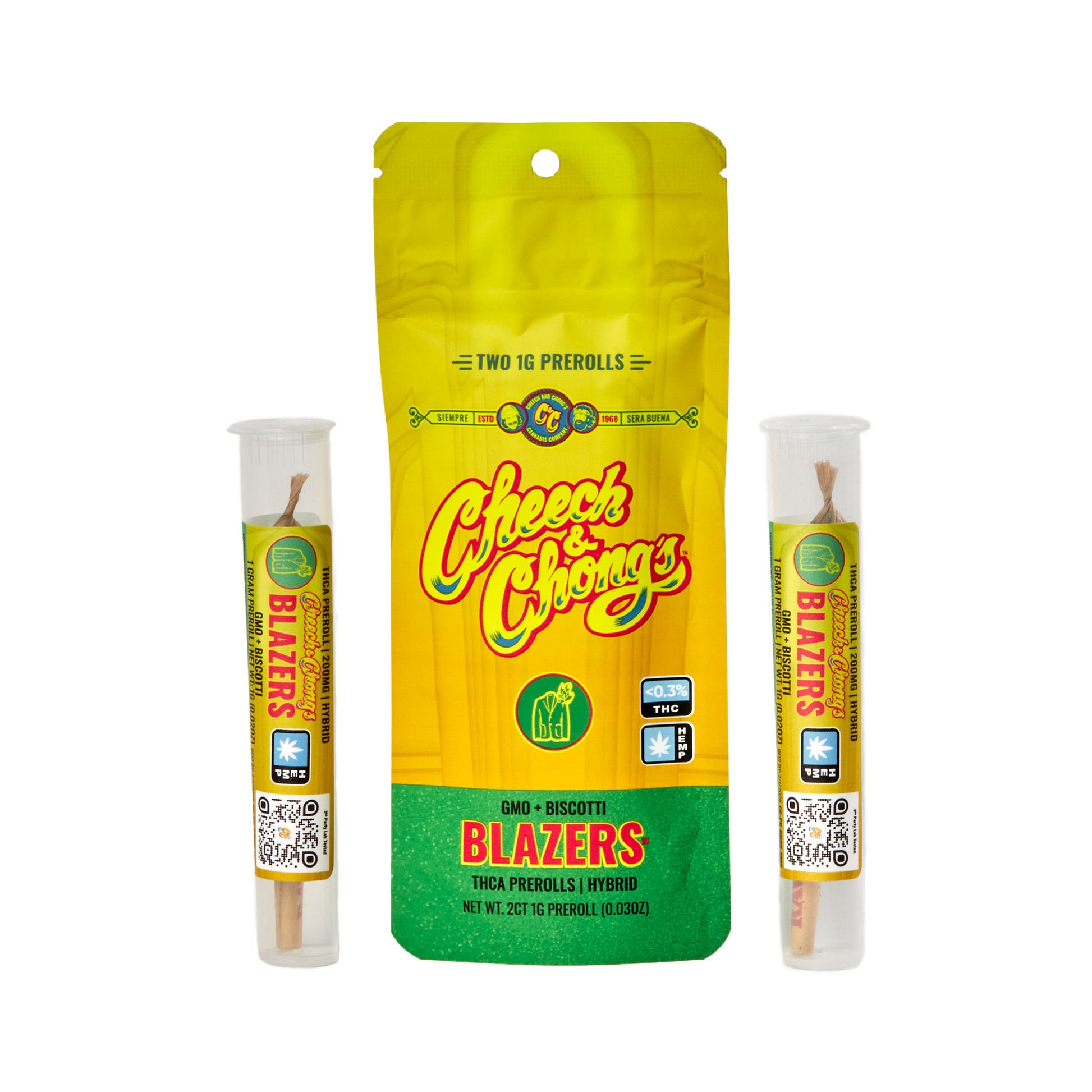 GMO + Biscotti – Premium 2-Pack Prerolls