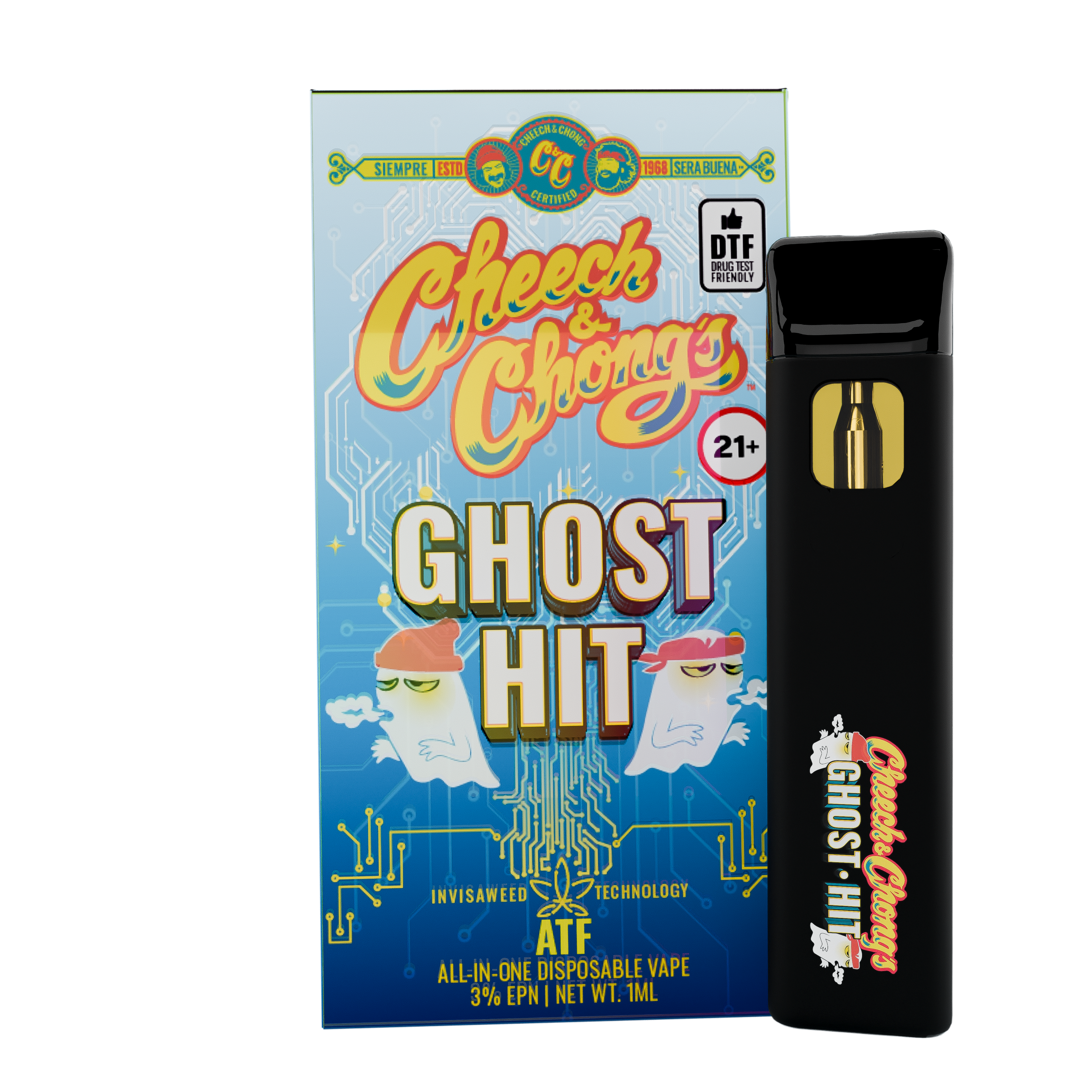 cheech and chong cigarettes & Flip Top Cigarette Case Cheech & Chong's Global