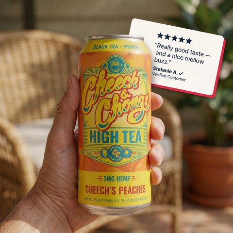 High Teas THC Infused Iced Tea - Cheech's Peaches (4-pack, 40 mg High Teas THC Infused Iced Tea - Cheech's Peaches (4-pack, 40 mg