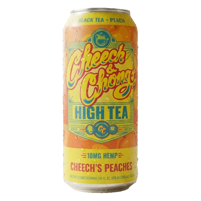 High Teas THC Infused Iced Tea - Cheech's Peaches (4-pack, 40 mg)