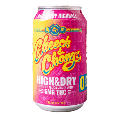 High & Dry Delta-9 THC Seltzer - Raspberry Highball (6-pack, 30 mg)