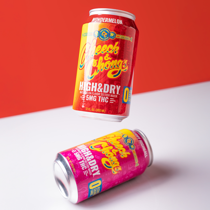 Wondermelon- HIGH AND DRY THC  Infused Seltzer Water