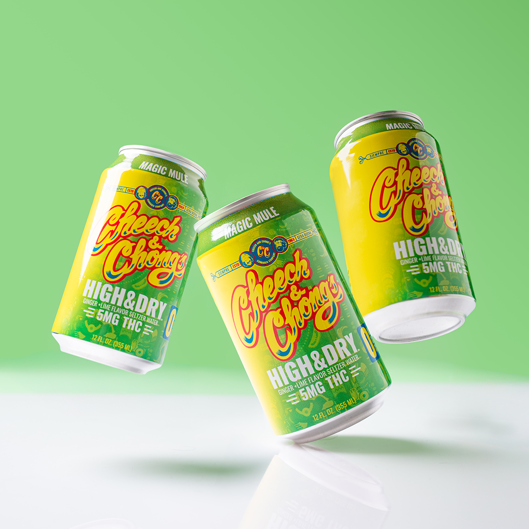 Cheech & Chong’s Magic Mule High & Dry Thc Infused Seltzer Water (6 packs)
