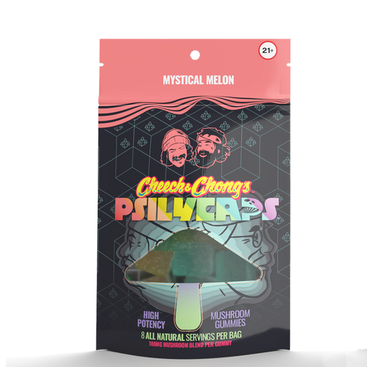 Cheech & Chong’s Psilycaps - Magical Mushroom Gummies (Mystical Melon)