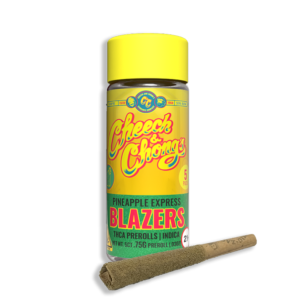 Blazers Pineapple Express Mini THCa Prerolls (5-pack, 3.75 g TW