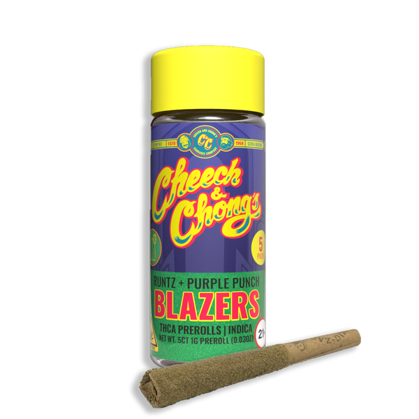 Blazers Runtz + Purple Punch Mini THCa Prerolls (5-pack, 3.75 g TW Blazers Runtz + Purple Punch Mini THCa Prerolls (5-pack, 3.75 g TW