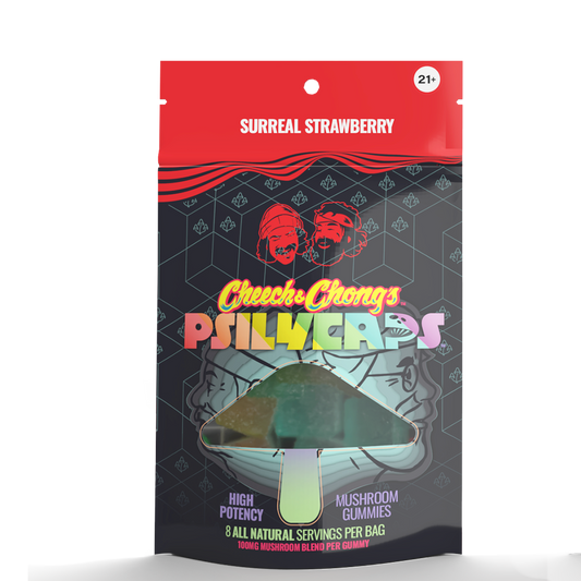 Cheech & Chong’s Psilycaps - Magical Mushroom Gummies (Surreal Strawberry)
