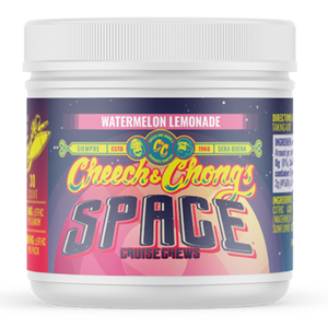 Blast Off With Cheech & Chong’s Triple-Strength Watermelon Lemonade Space Chews (Limited Time Only)