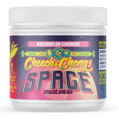 Space Chews Delta-9 THC Gummies - Watermelon Lemonade (300 mg THC)
