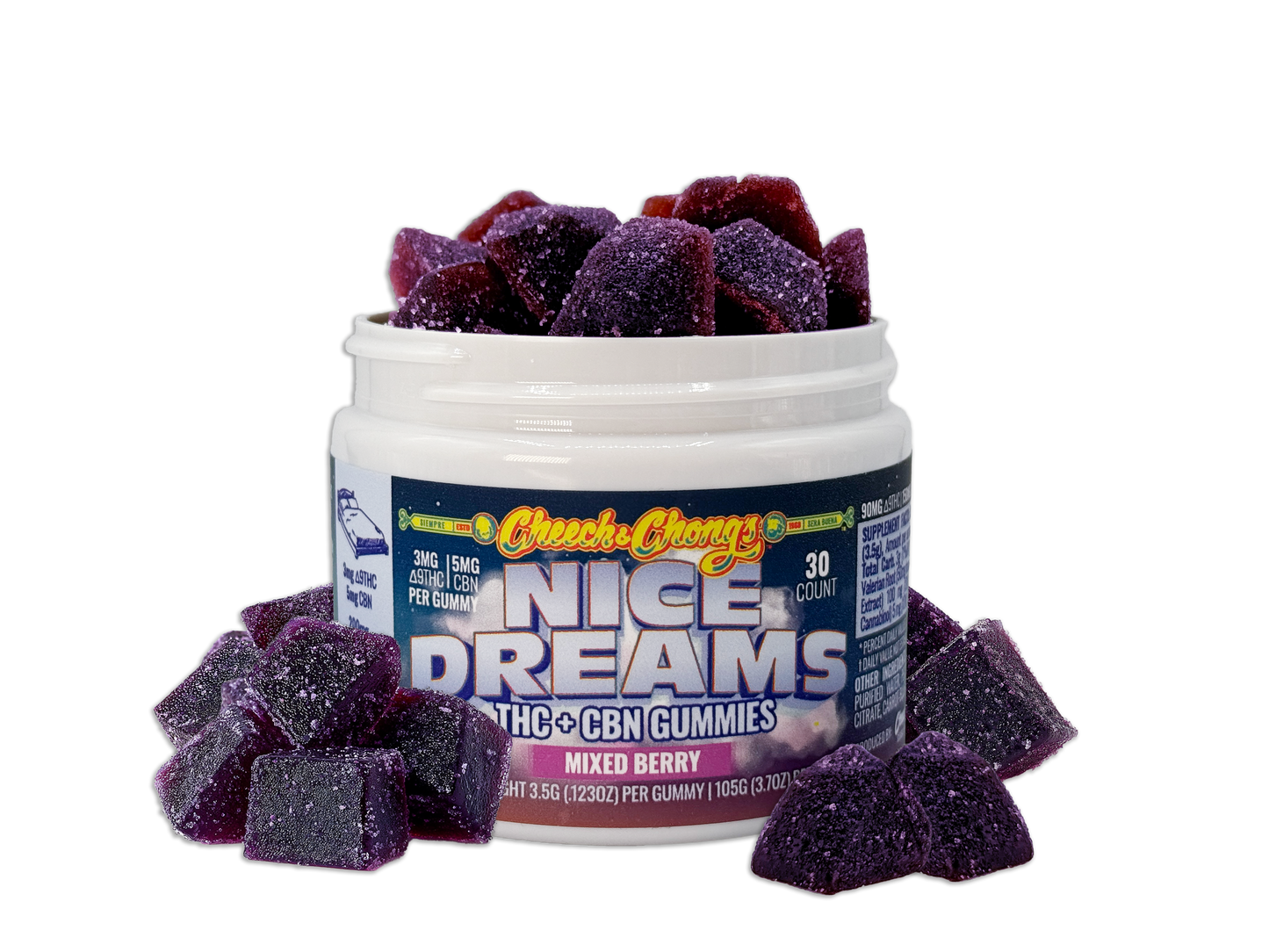 Nice Dreams 3 Month Supply w/ FREE Jar of Space Chews