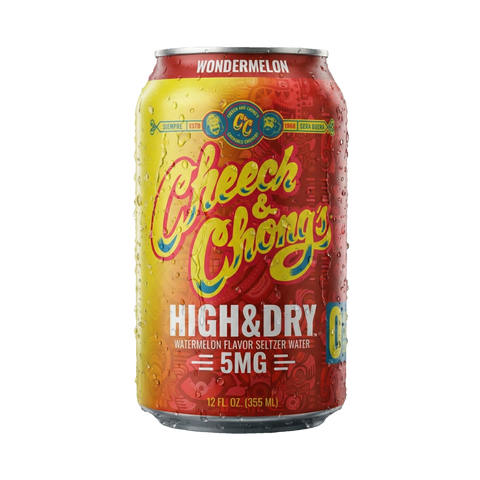 High & Dry Delta-9 THC Seltzer - Wondermelon (6-pack, 30 mg)