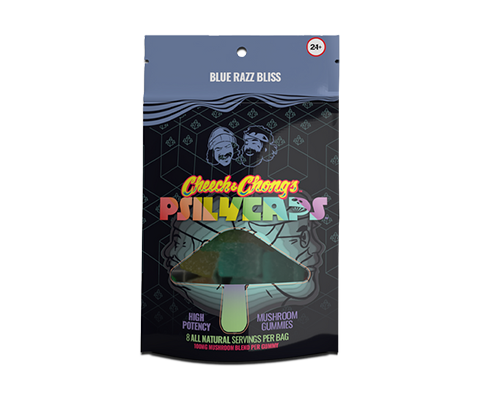 Cheech & Chong’s Psilycaps - Magical Mushroom Gummies (Blue Razz Bliss)