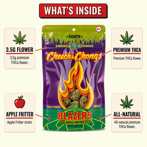 Blazers Apple Fritter Premium THCa Flower  (3.5g)
