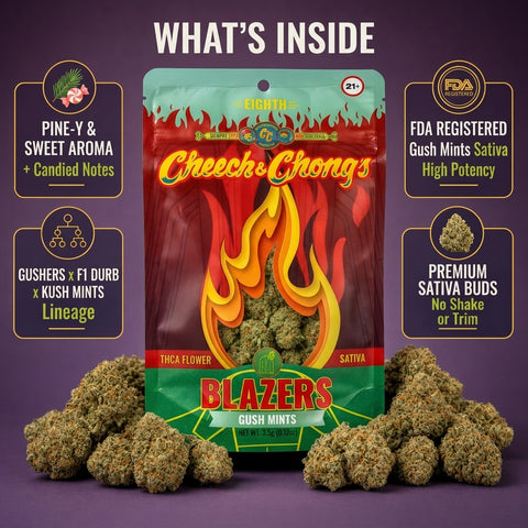 Blazers Gush Mints Premium THCa Flower  (3.5 g)