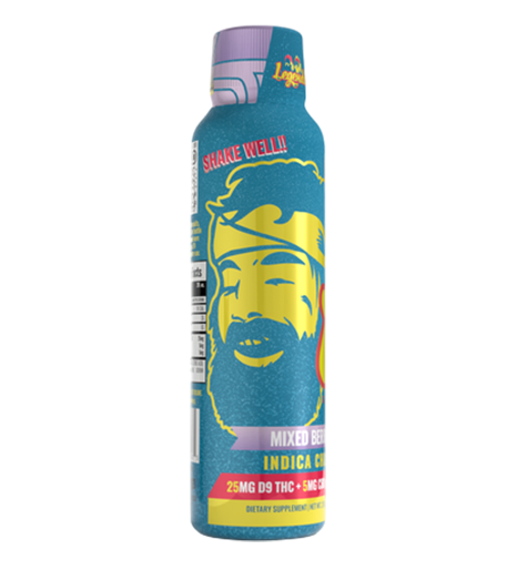 Legends Indica Shot - Mixed Berry (300 mg THC) – Cheech & Chong's Legends Indica Shot - Mixed Berry (300 mg THC) – Cheech & Chong's