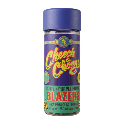 Blazers Runtz + Purple Punch Mini THCa Prerolls (5-pack, 3.75g TW)