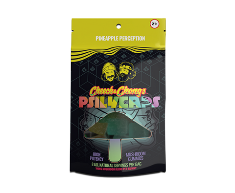 TAKE A TRIP (LEGALLY) WITH CHEECH & CHONG’S PSILYCAPS MAGIC MUSHROOM GUMMIES (Pineapple Perception)