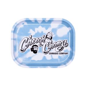 Cheech & Chong Custom Printed Rolling Tray (Blue)