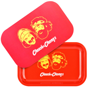 C&C Metal Rolling Tray - Red Faces